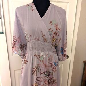 Light Lavender Maxi dress Sz 3X NWOT